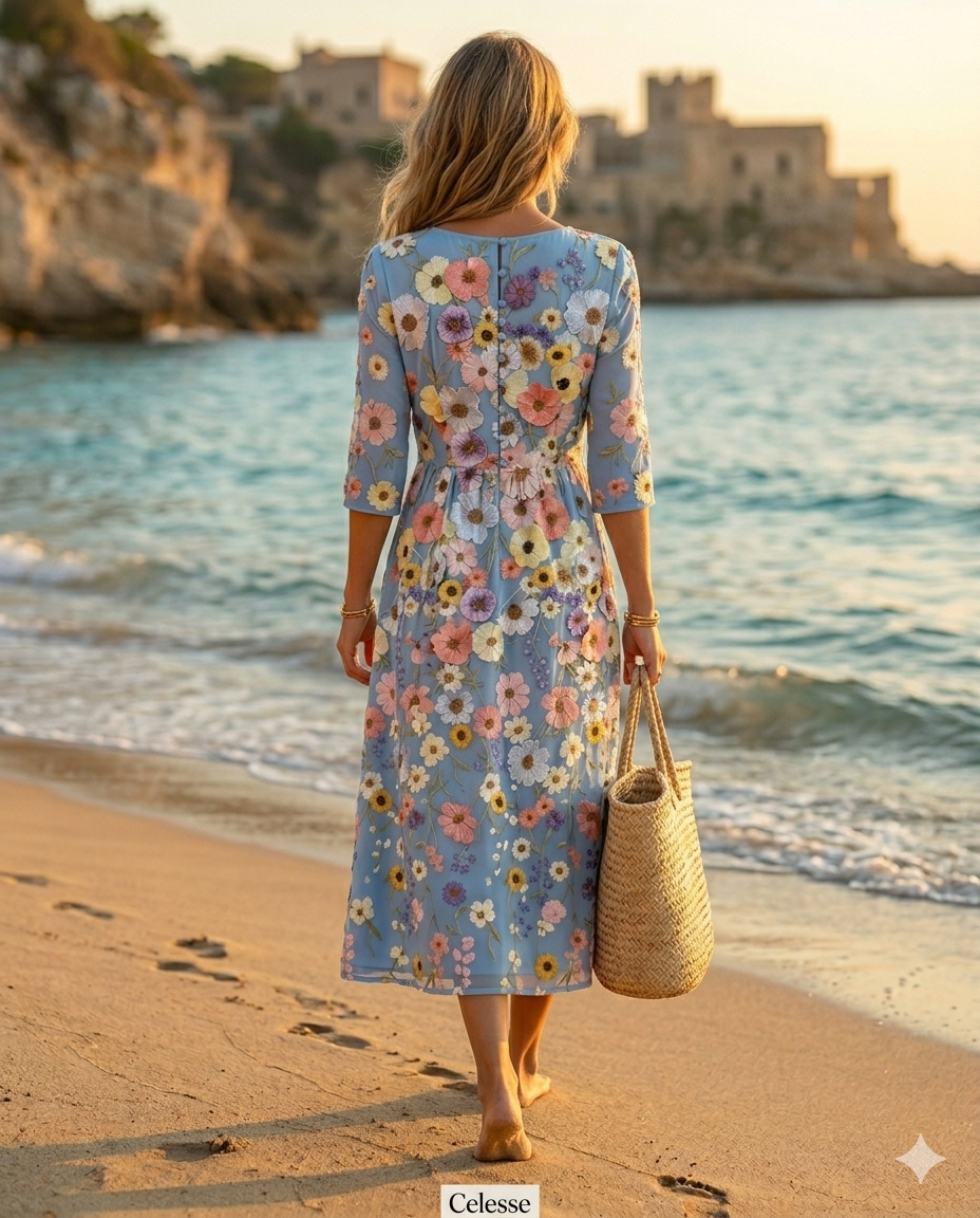 Vestido Cielo Floral