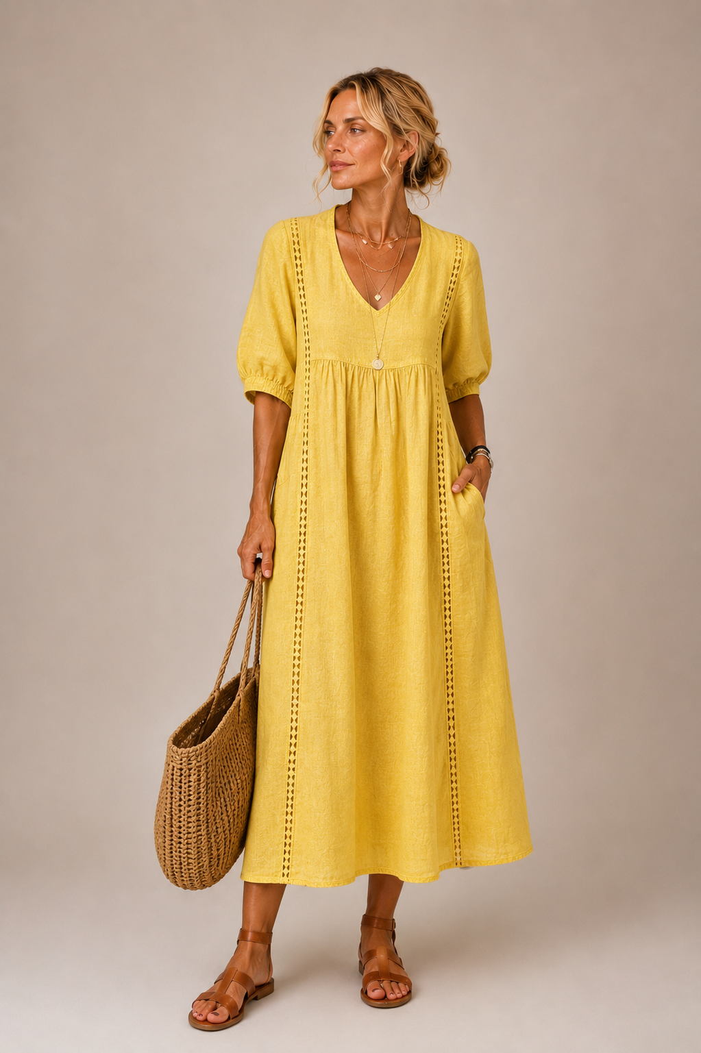 Soline – Vestido de verano midi
