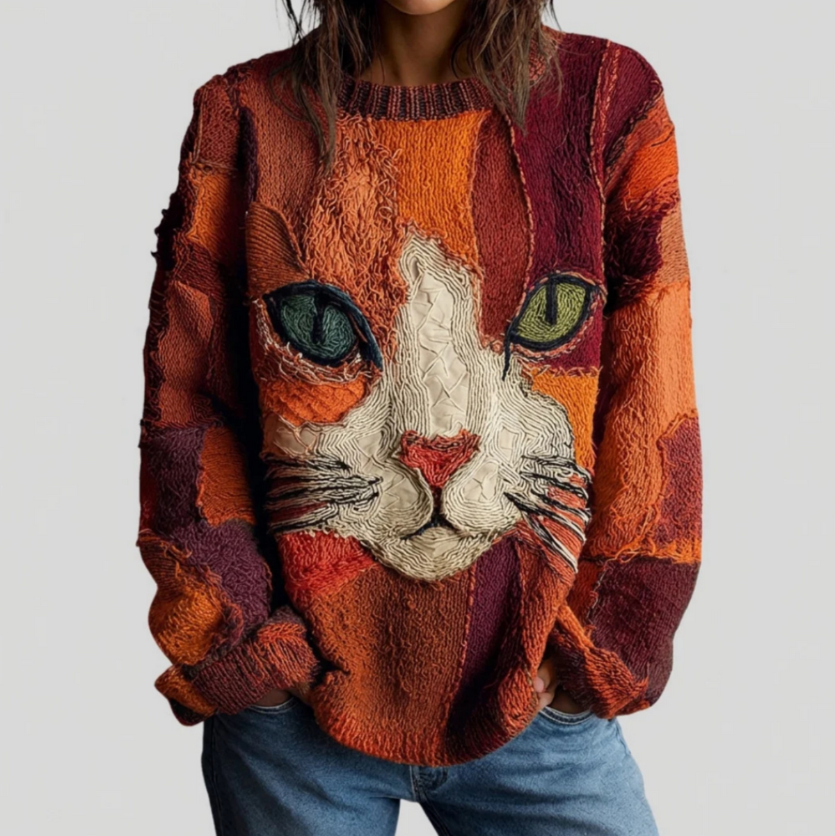 Zaira | Top Artístico con Diseño de Gato