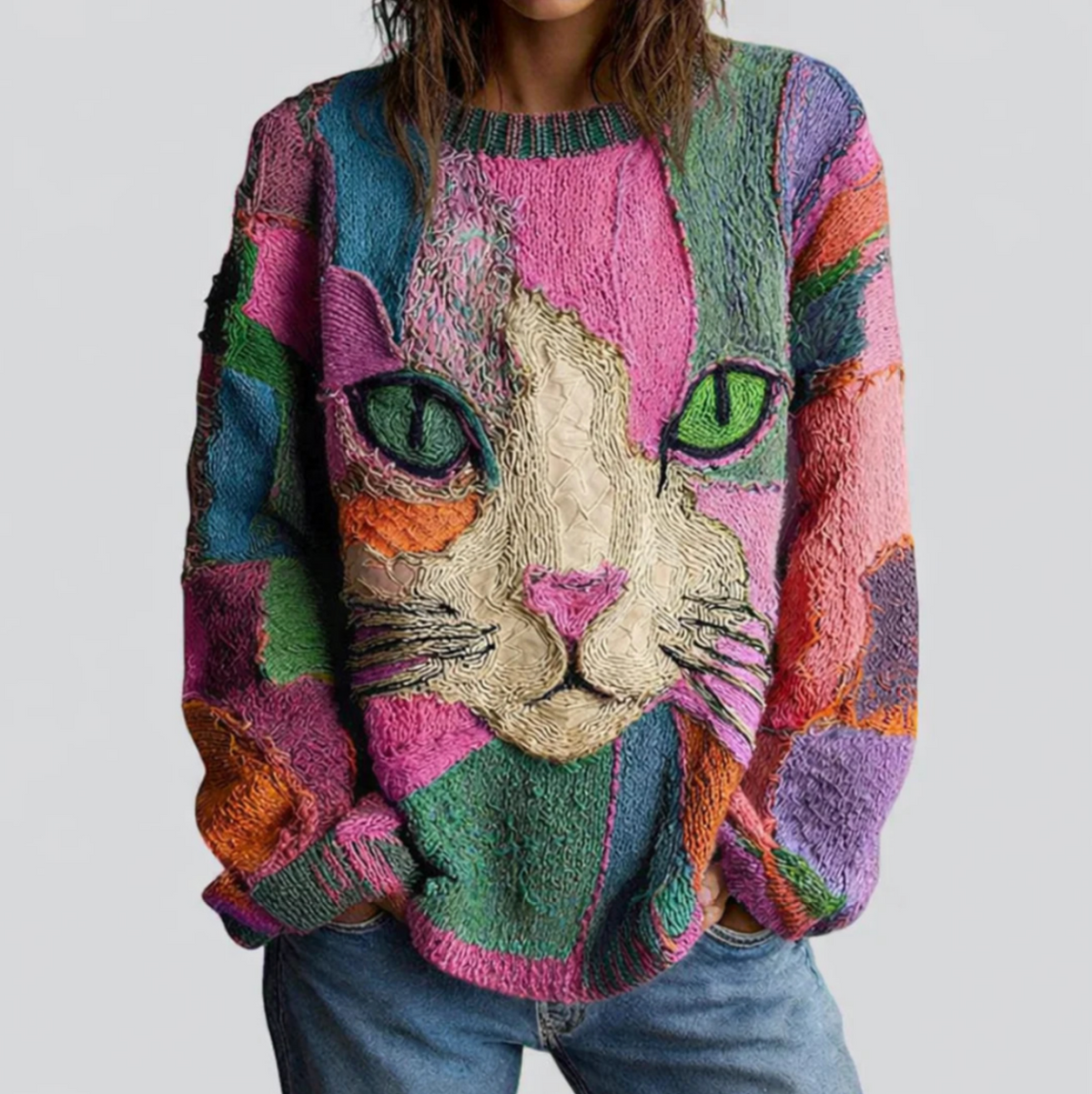 Zaira | Top Artístico con Diseño de Gato