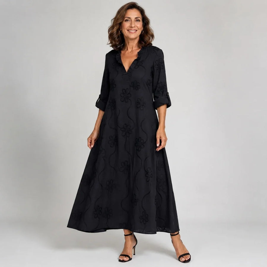 Bonifacia™ | Long Linen Dress